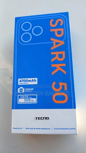 New Tecno Spark 50 128 GB Black