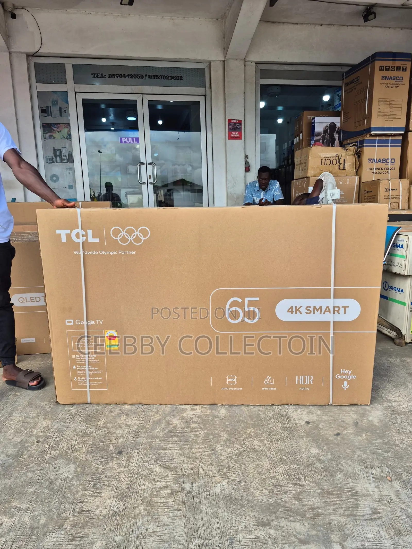 65 Inches 4k TV Smart Google TV Fresh in Box Available