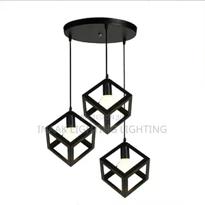 Triple Cube Pendant Light