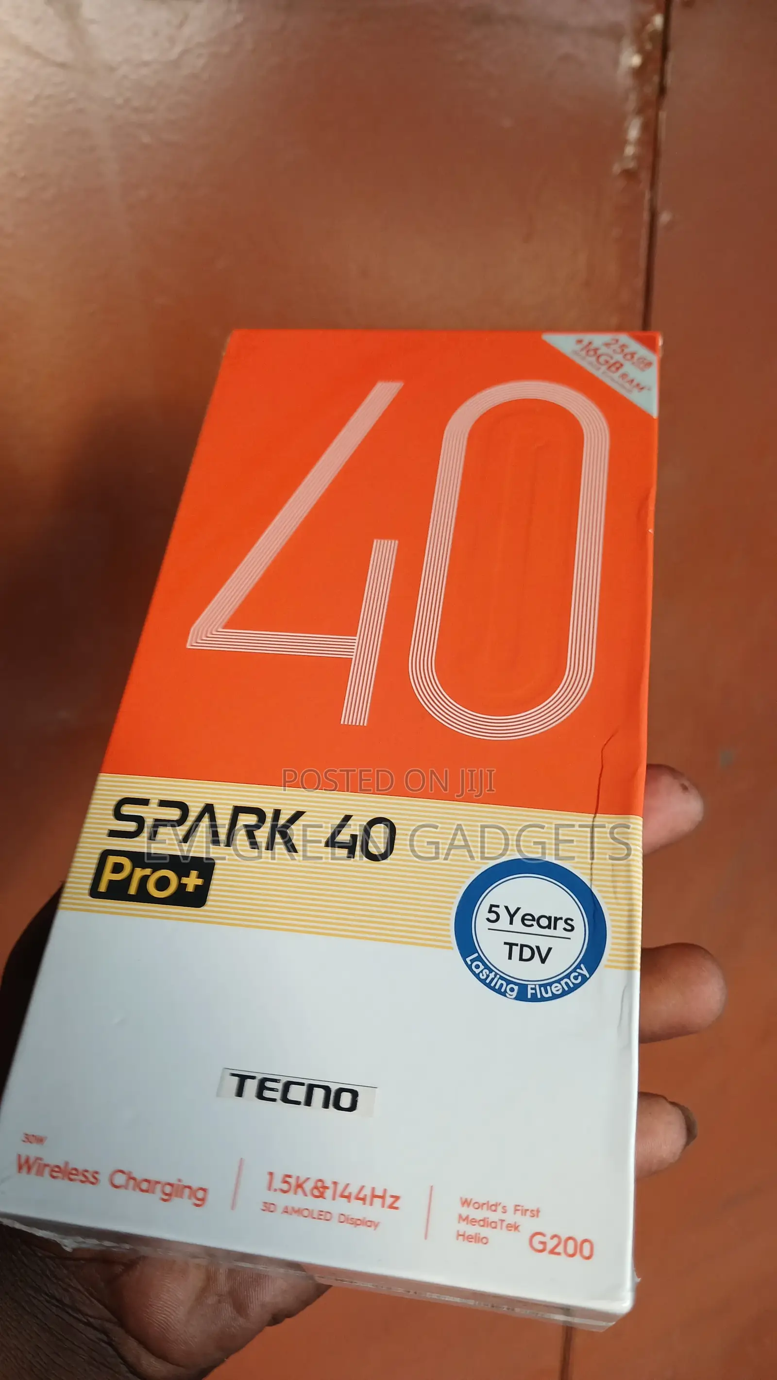 New Tecno Spark 40 Pro+ 256 GB Black