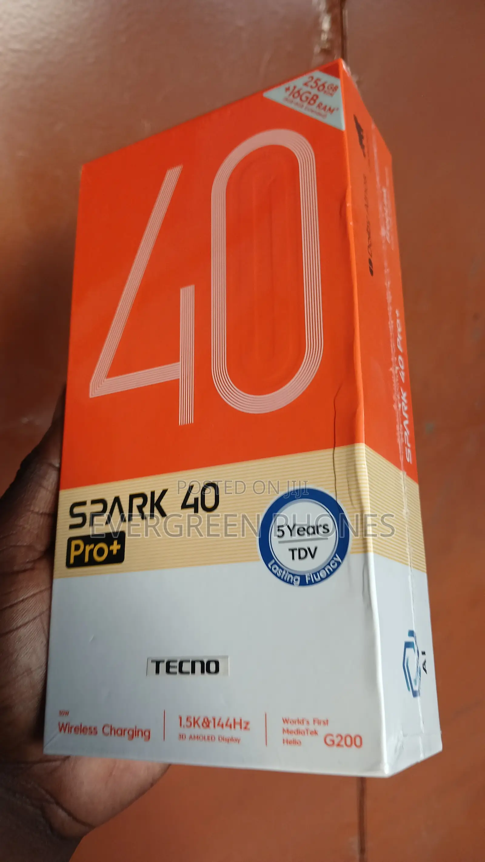 New Tecno Spark 40 Pro+ 256 GB Black