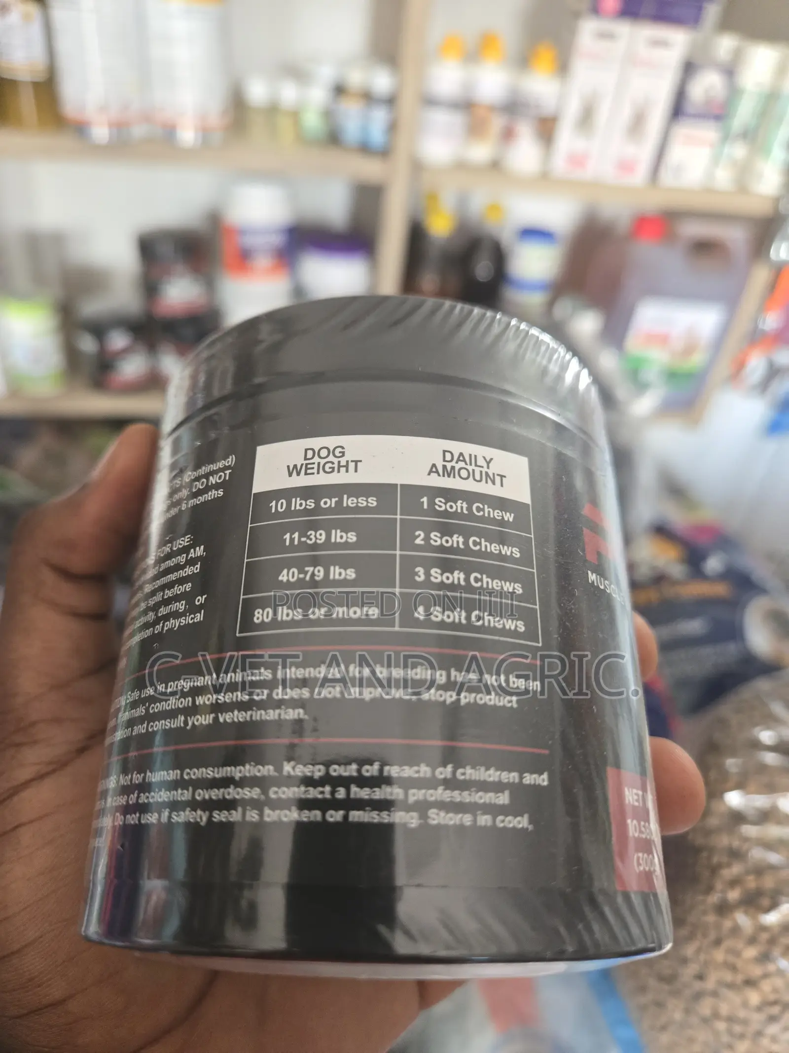 Hanyun Muscle Bully Protein for Dogs (120 Softgels)
