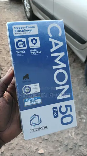 New Tecno Camon 50 Pro 256 GB Black