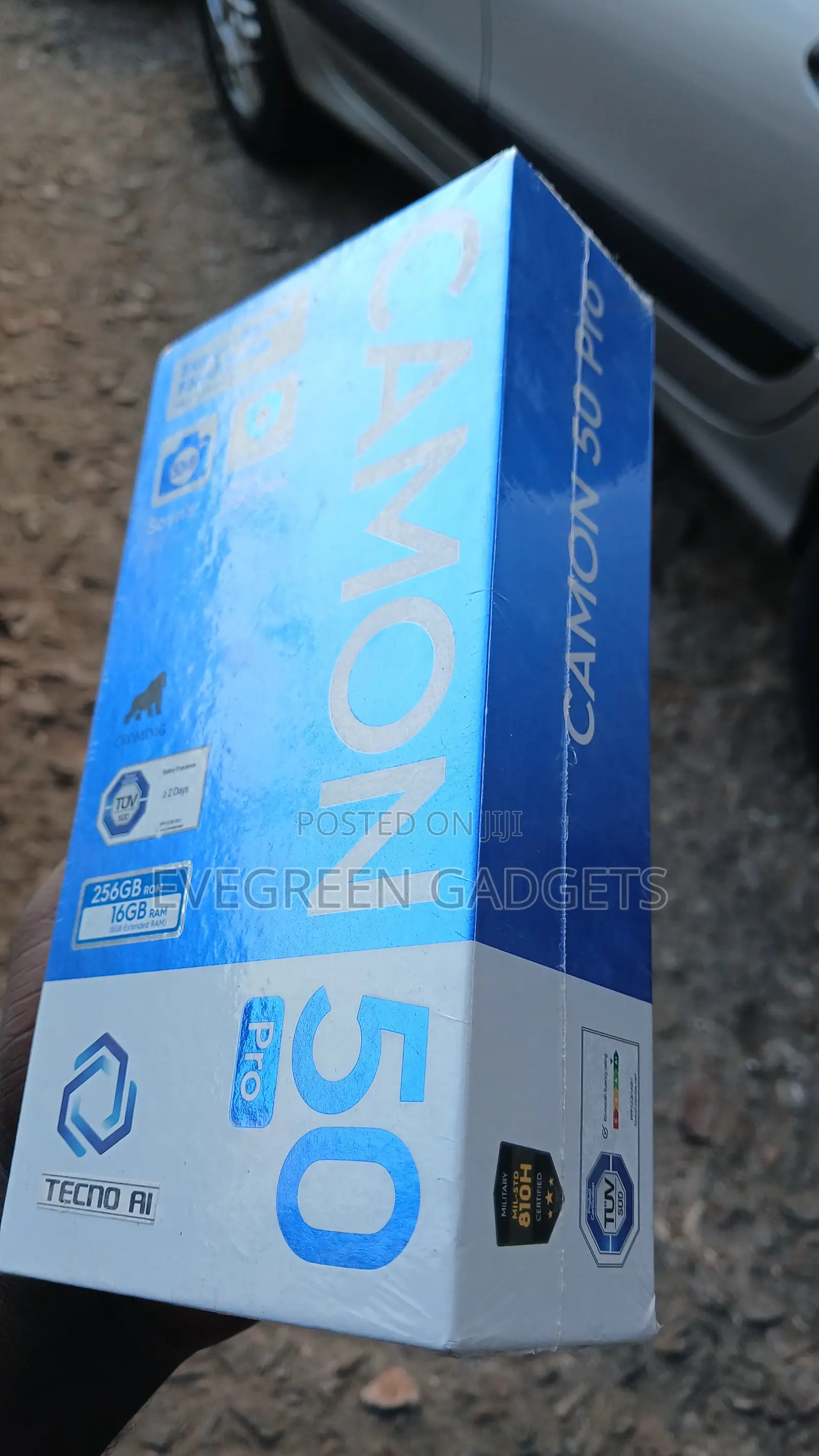 New Tecno Camon 50 Pro 256 GB Black