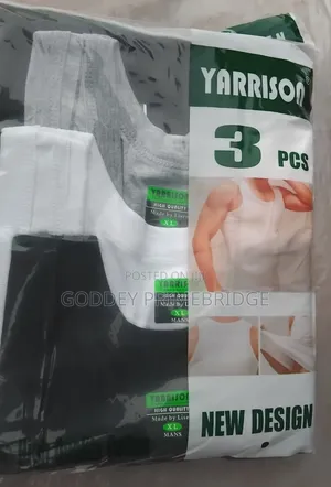 Singlet Pure Cotton-3pcs(M,L,XL,XXL,XXXL)