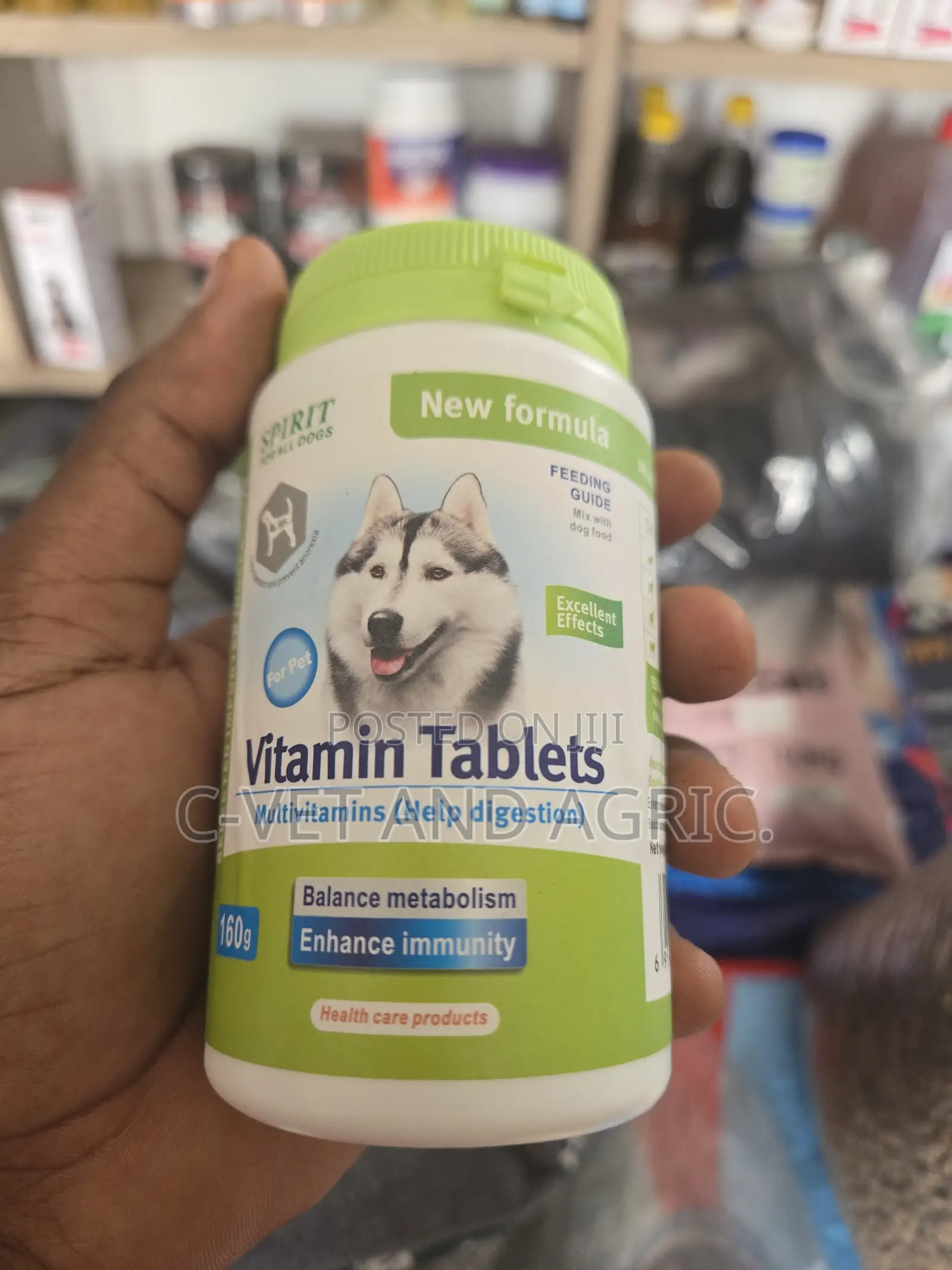 Spirit Vitamin Tablets for All Dogs (160g)