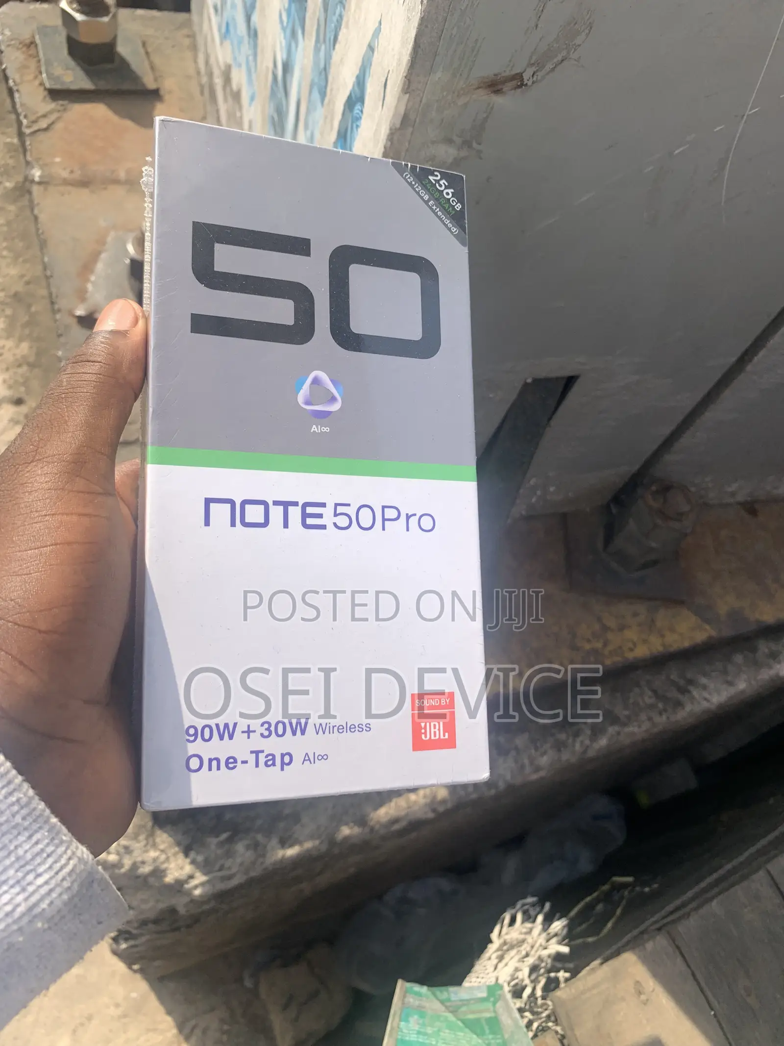New Infinix Note 50s 256 GB Black