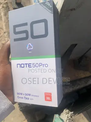 New Infinix Note 50s 256 GB Black