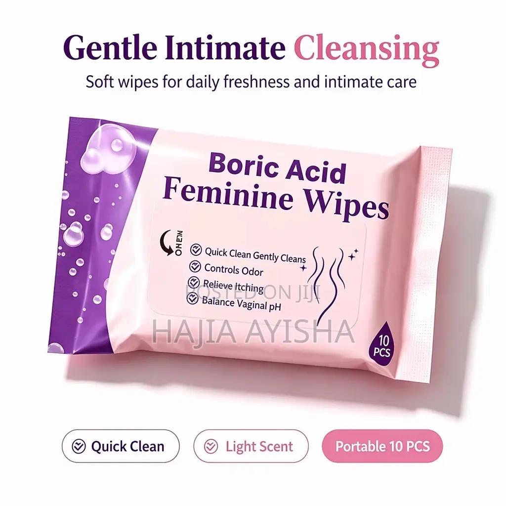 Boric Acid Feminine Wipes