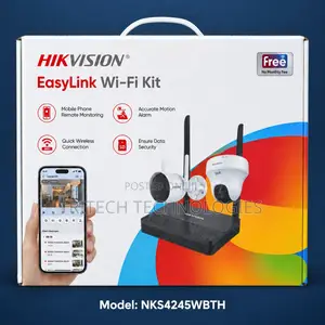 Hikvision NKS4245WBTH-Mixed 4-Ch Wireless Video Station Kit.