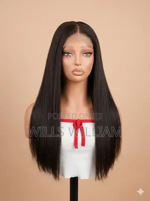 22inches Human Hair Wig (Straight Hair) for Sale.