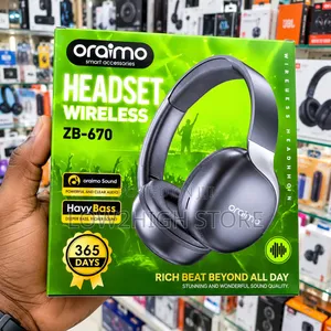 Oraimo ZB-670 Wireless Over-Ear Headphones - Low2High