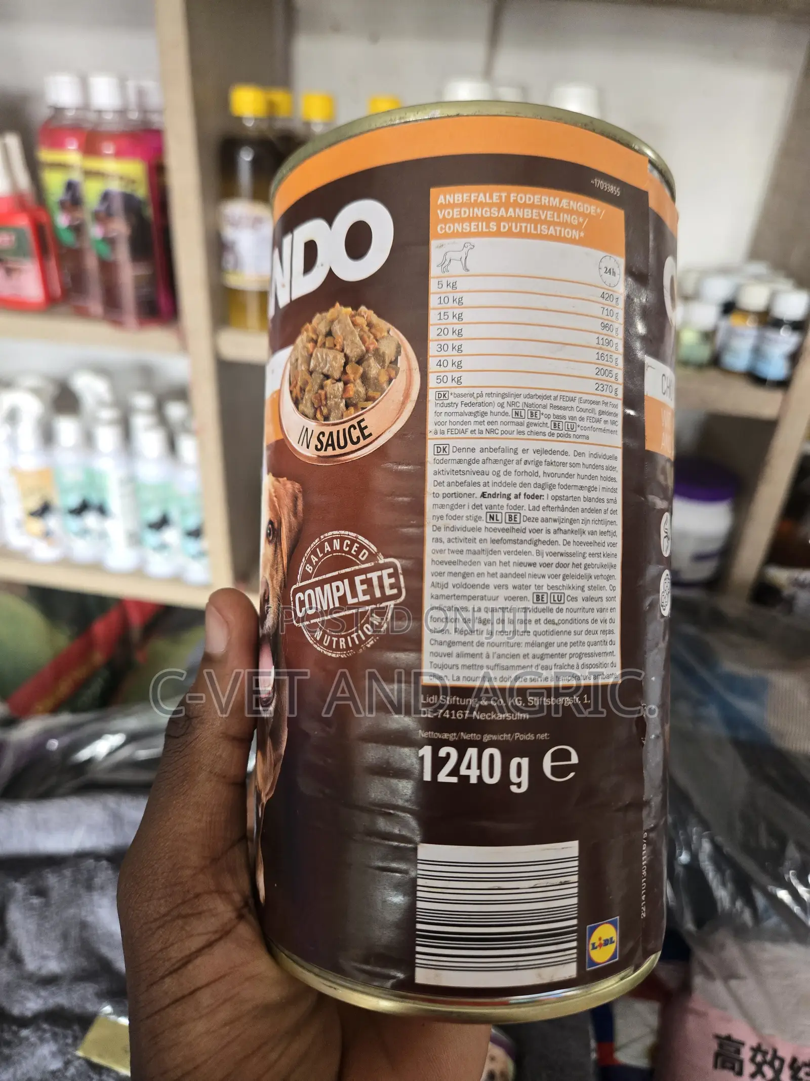 Orlando Canned Dog Food - Poultry & Carrots in Sauce 1.24kg