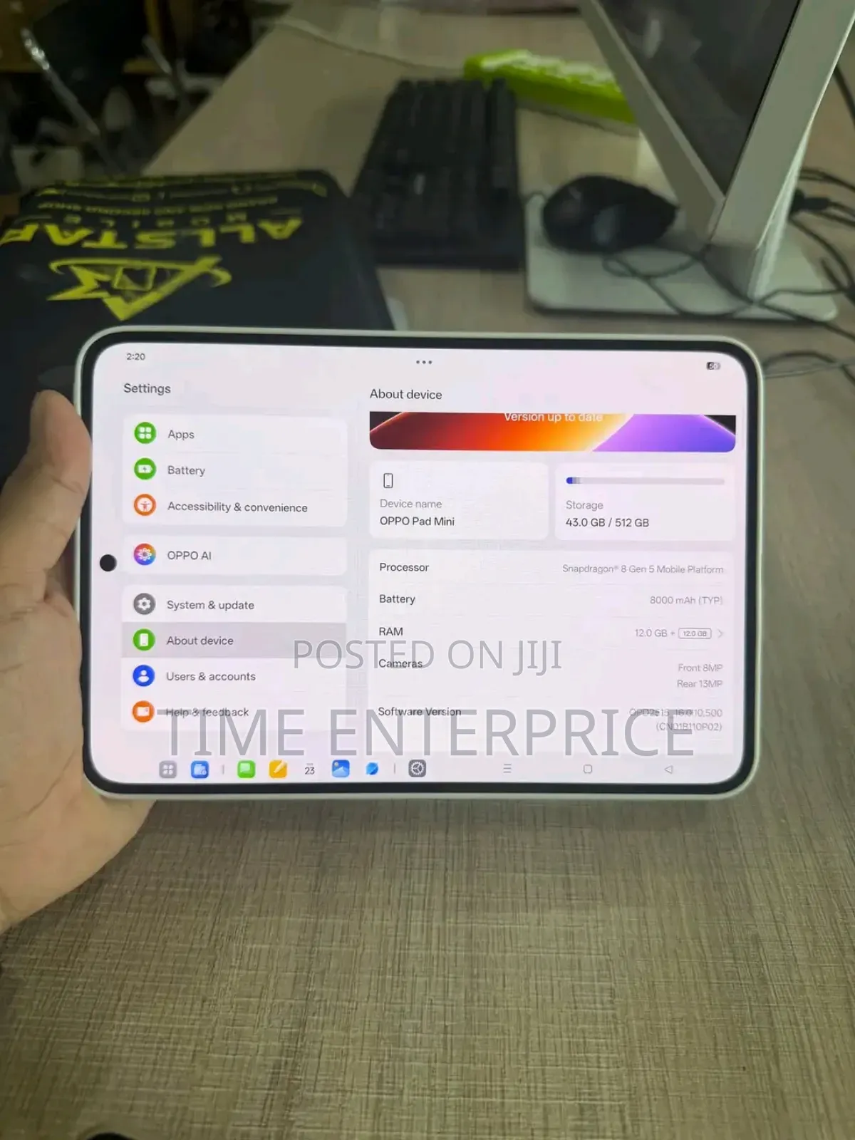 New Tablet 512 GB Gray