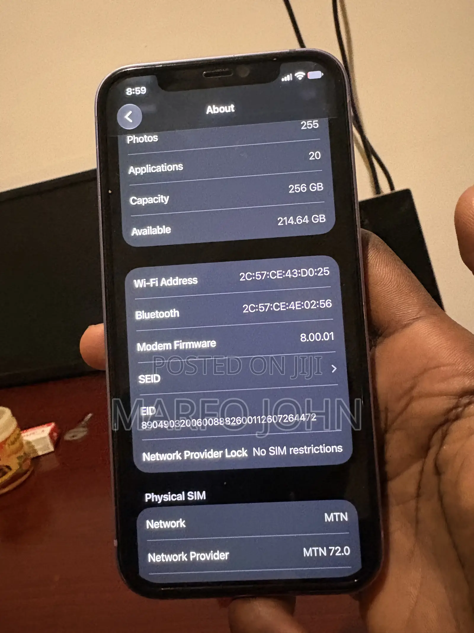New Apple iPhone 12 256 GB Purple