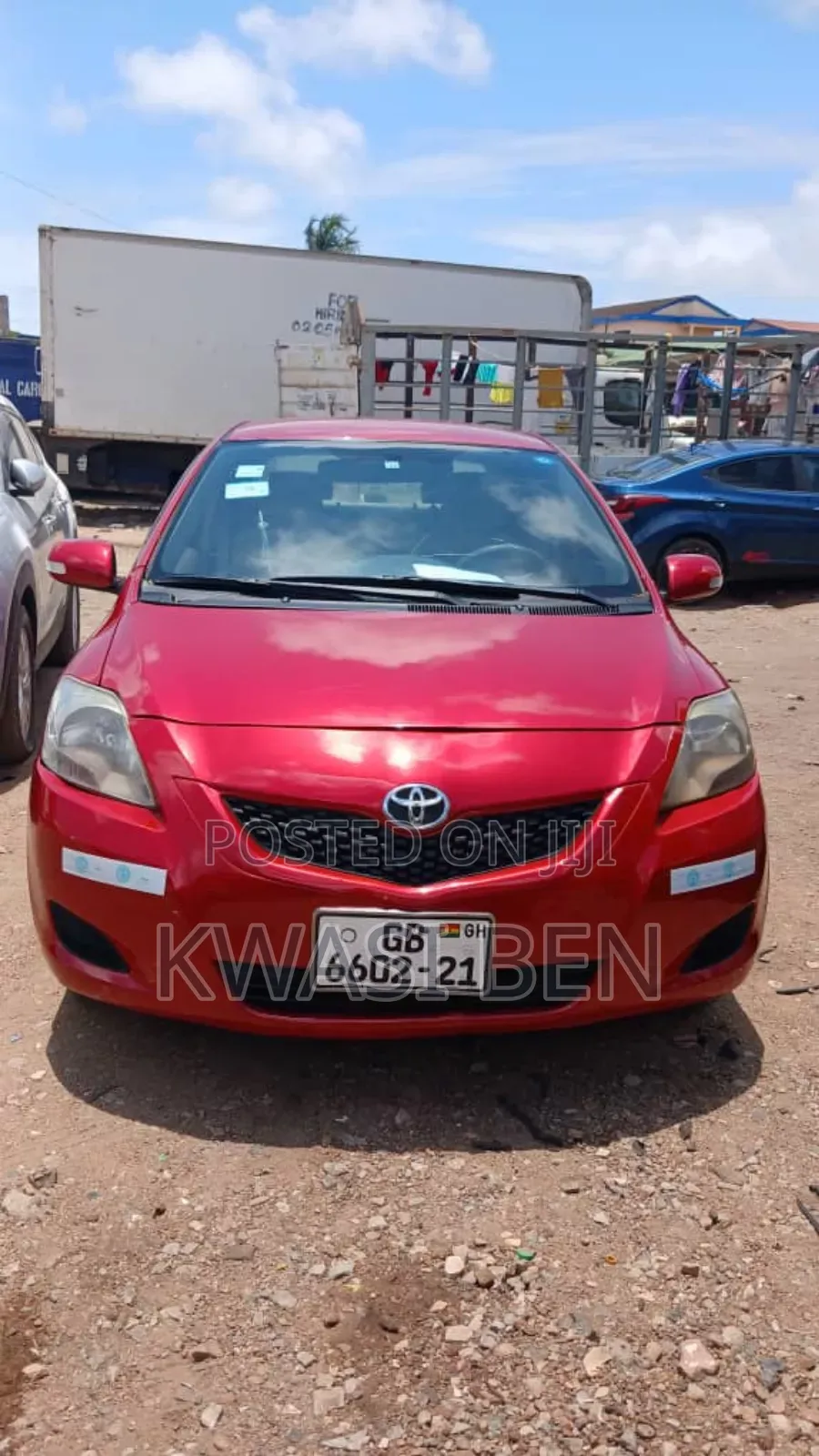 Toyota Belta 2010 Red