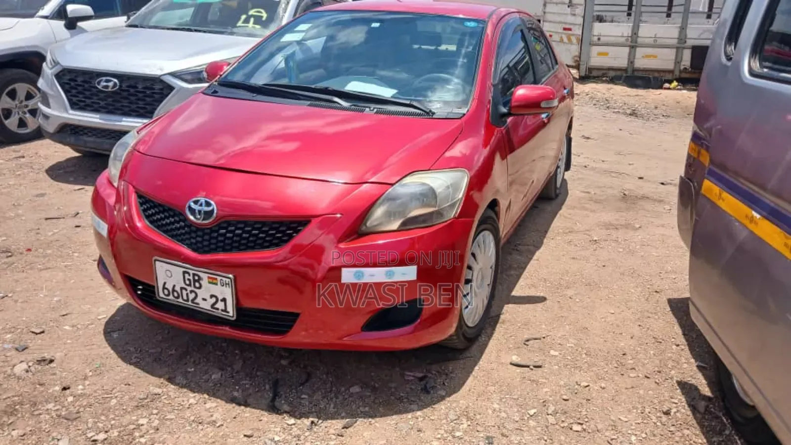 Toyota Belta 2010 Red