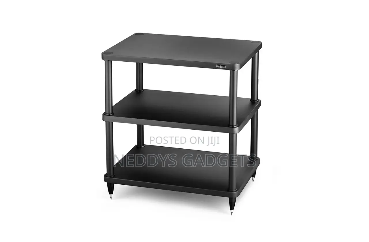 Solidsteel S3-3 (Black) Audio Rack