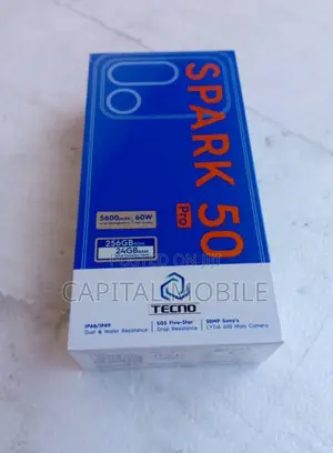 New Tecno Spark 50 Pro 256 GB Black