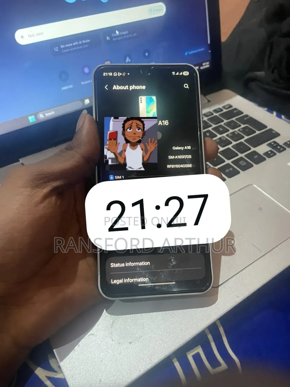 Samsung Galaxy A16 128 GB Gray
