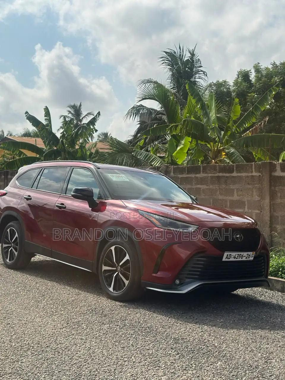 Toyota Highlander 2021 Burgundy