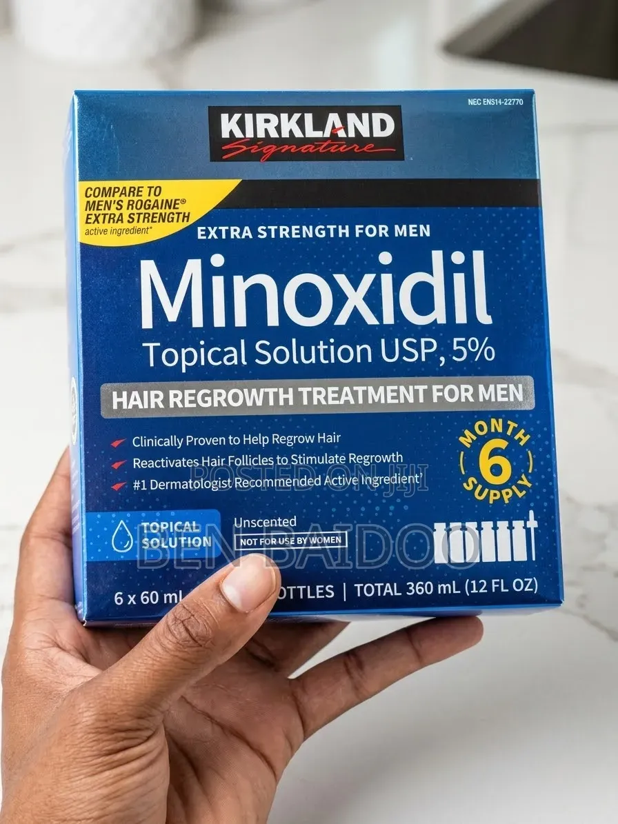 Kirkland Minoxidil Box (Proven to Help Regrow Hair)