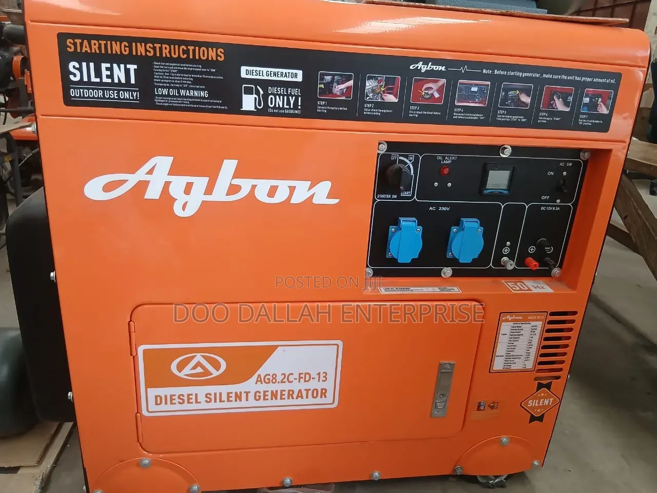 Apsonic Agbon Diesel Generator 6.5KW