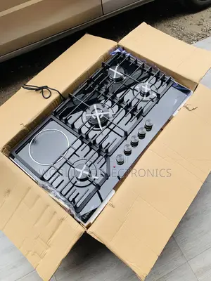 Available Now 90cm 4+1 Ceramic Burner Gas Cooker Hob Built-In