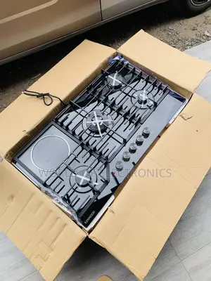 Better Deals 90cm 4+1 Ceramic Burner Gas Cooker Hob Built-In
