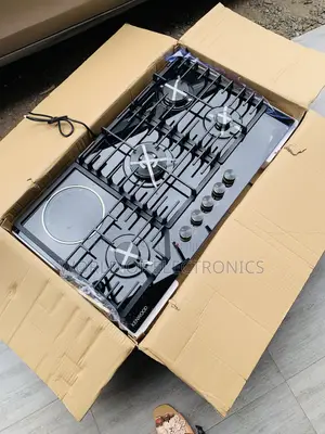 Better Deals 90cm 4+1 Ceramic Burner Gas Cooker Hob Built-In