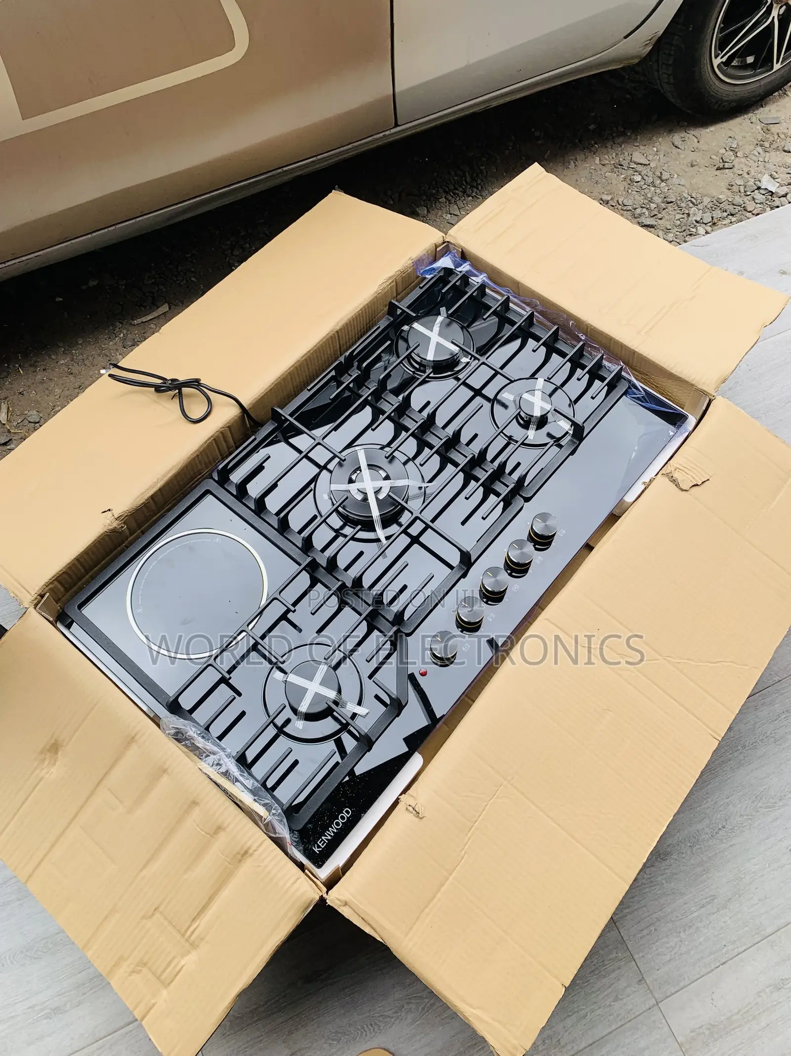 Lovely New Ken Wood 90cm 4+1 Ceramic Burner Gas Cooker Hob Built-In