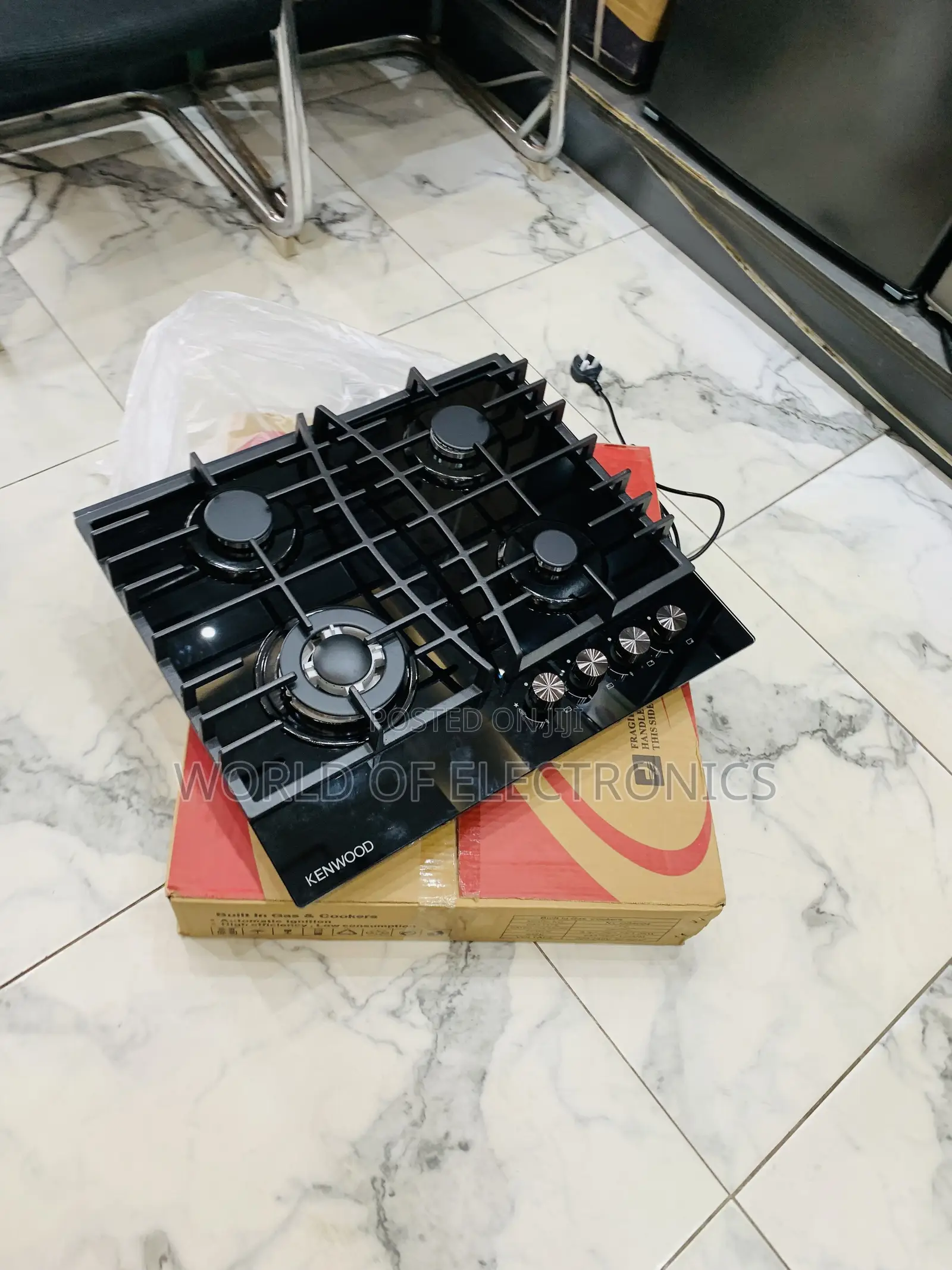 High Quality KHG 603 SS Gas Hob 60 Cm Stainless Steel - Kenwood