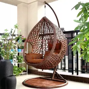 Hanging Rattan Egg Chair.
