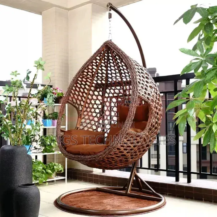 Hanging Rattan Egg Chair.