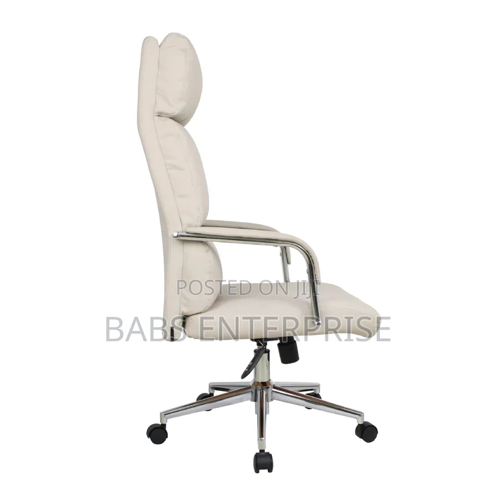 Eldo Fixed Chrome Armrest Backrest and Seat Chair