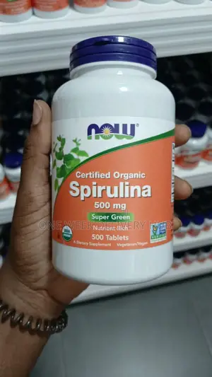 Organic Spirulina 500mg - 500 Tablets - Super Green - Kumasi