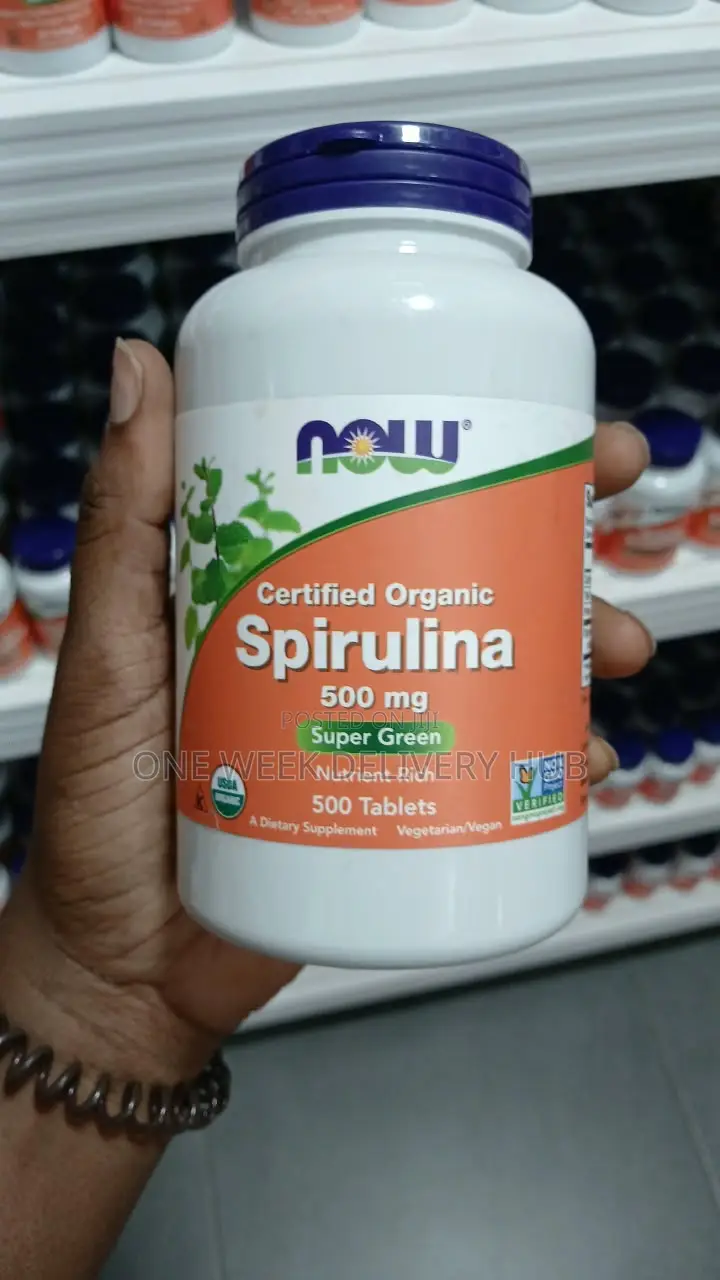 Organic Spirulina 500mg - 500 Tablets - Super Green - Kumasi