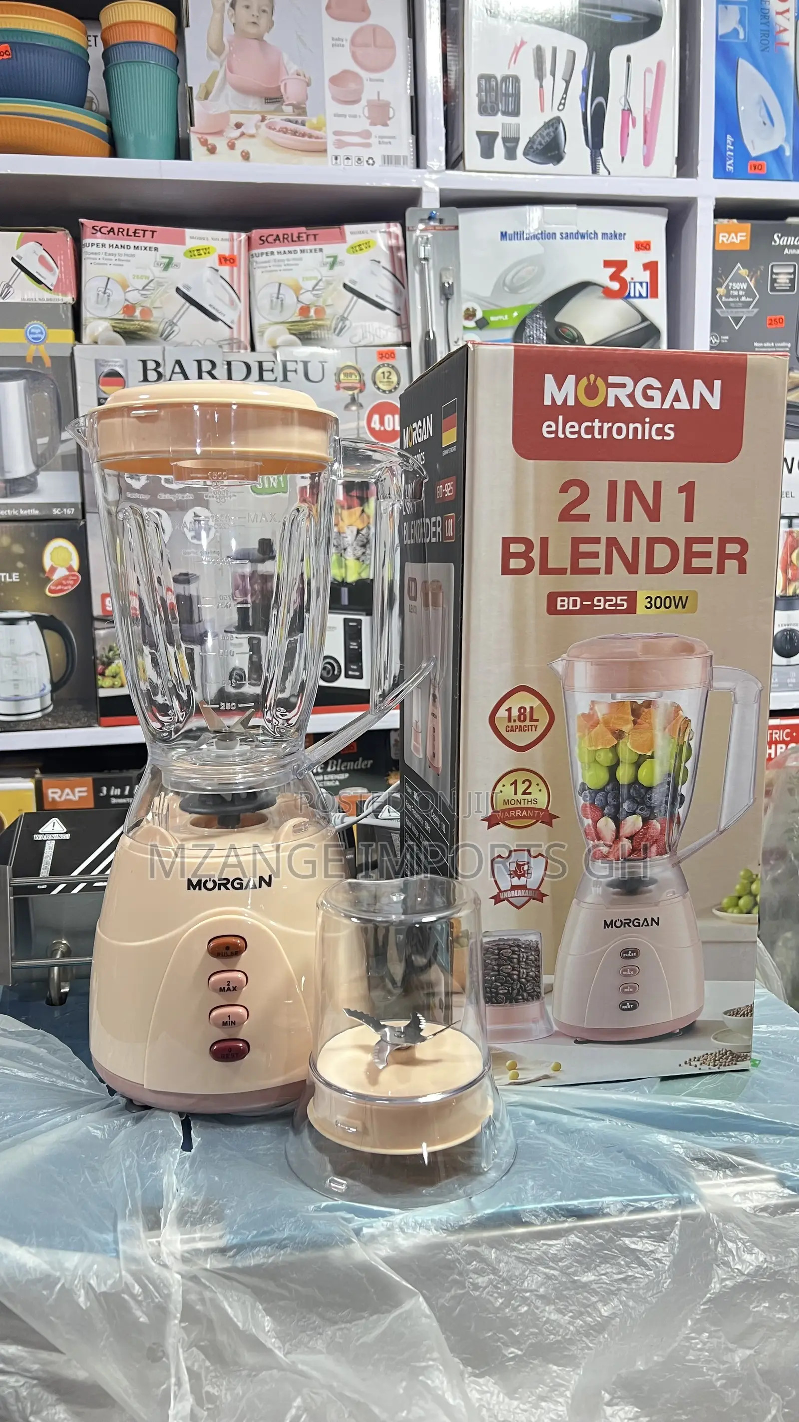 High Quality New Morgan 2in1 Blender