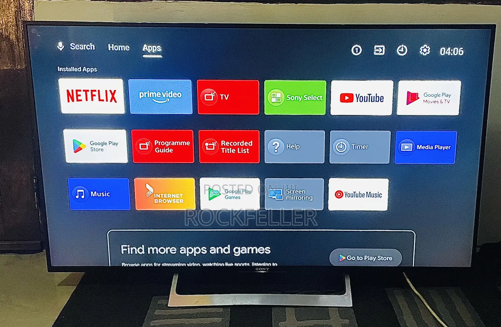 UK Used Sony Bravia Android Smart 4K UHD HDR Digital Sat 43 Inches