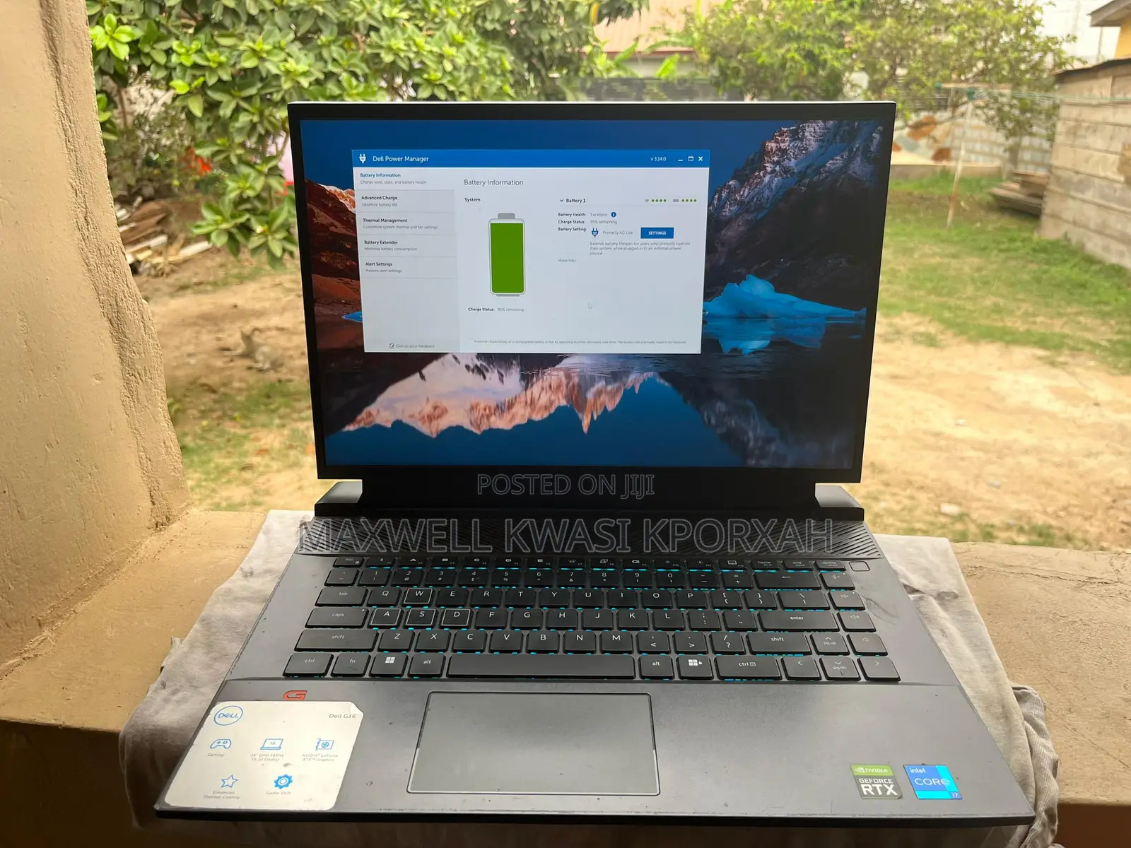 Laptop Dell G16 7620 16GB Intel Core i7 SSD 512GB