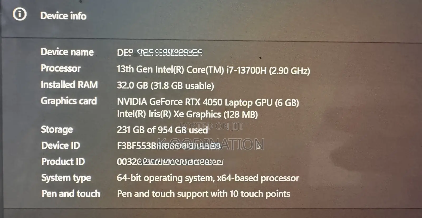 Laptop Microsoft Surface Laptop Studio 2 32GB Intel Core 7 SSD 1T