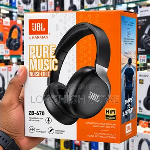 JBL ZB-670 Wireless Noise Reduction Headphones - Low2High