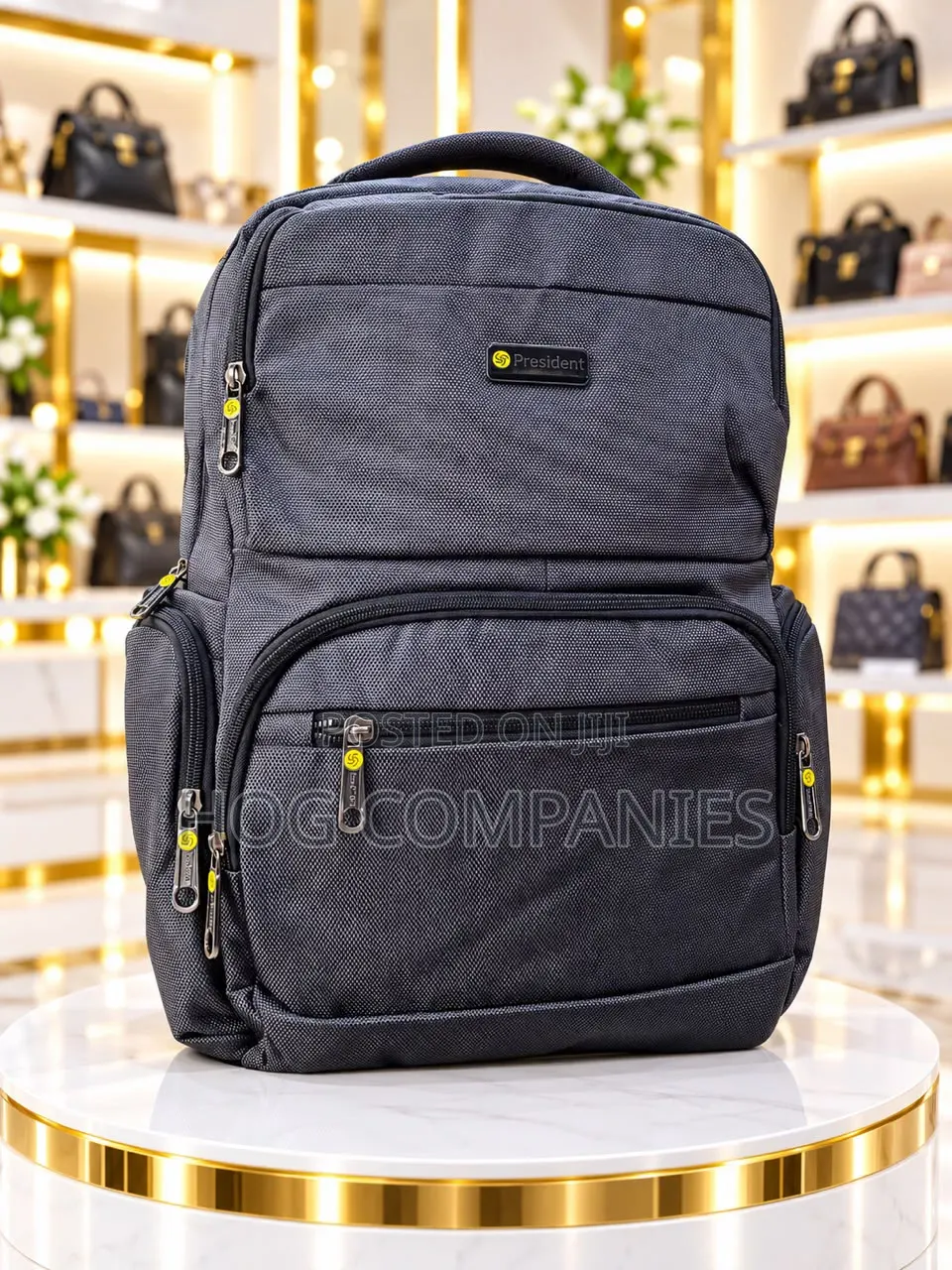 17' Travel Laptop School Bag Plain Backpack - Fast Delivery in 2hrs
