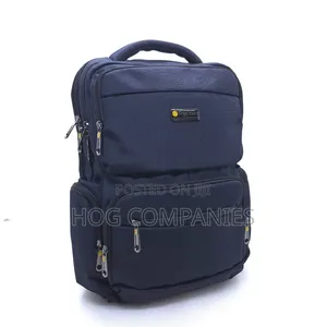 17' Travel Laptop School Bag Plain Backpack - Fast Delivery in 2hrs