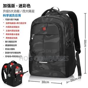 Fashionable School Bags Laptop Travel Backpack- Fast Delivery in 2hrs