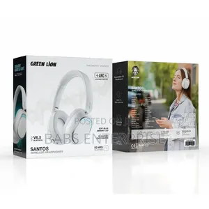 Green Lion Santos Wireless Headphone With ANC – White