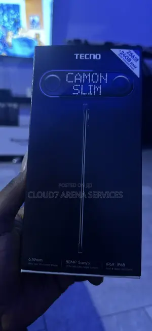 New Tecno Camon Slim 256 GB Black