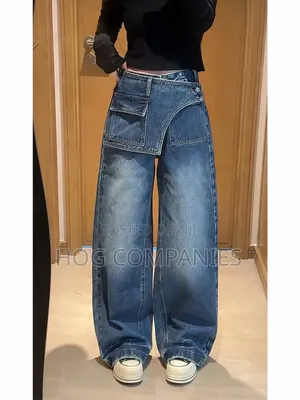 Ladies Baggy Jeans Trousers in Accra - Fast Delivery in 2 Hours