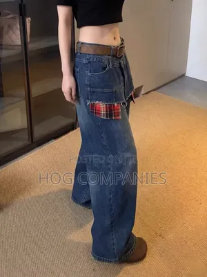 Ladies Baggy Jeans Trousers in Accra- Fast Delivery in 2 Hours