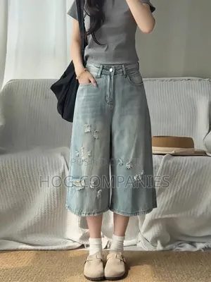 Ladies Baggy Jeans Trousers- Fast Delivery in 2hrs